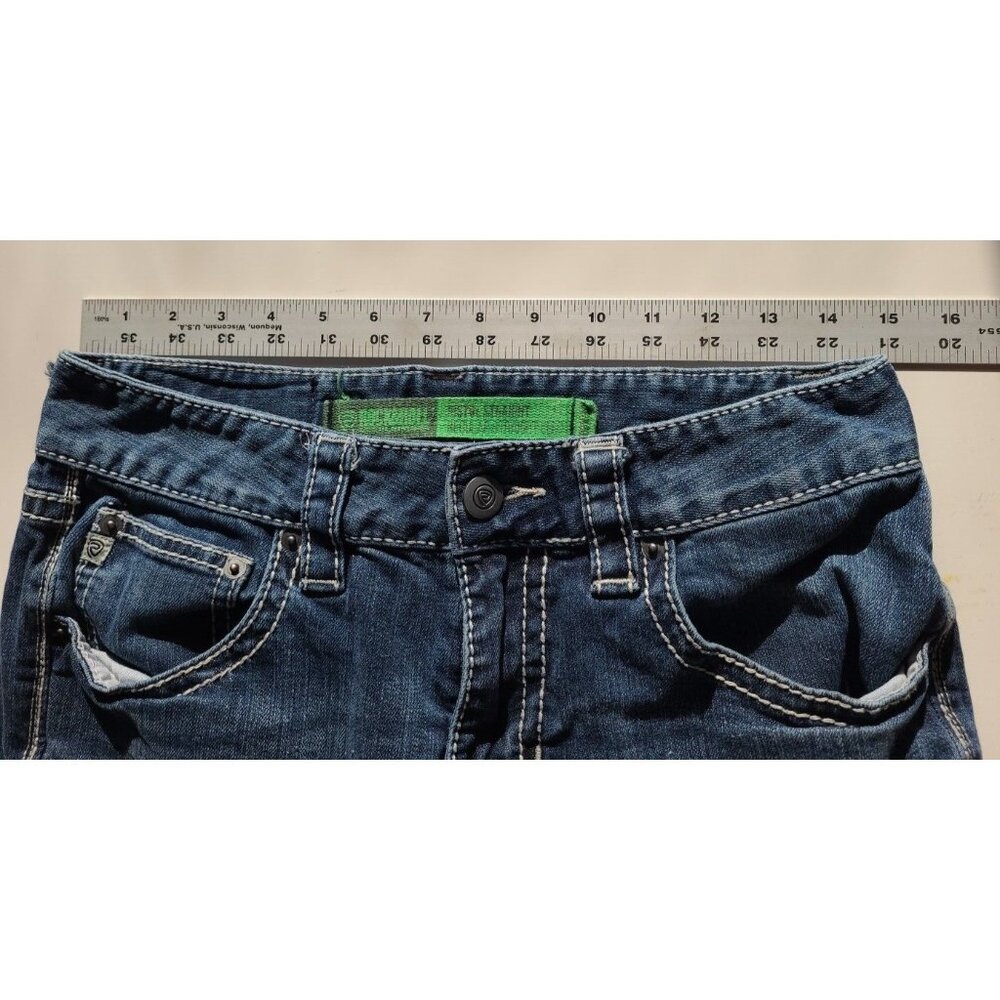 Rock & Roll Denim Jeans Mens 29/28 Pistol Straight Stretch Medium Wash - Picture 9 of 14